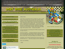 Tablet Screenshot of dirtbikeaustralia.com.au